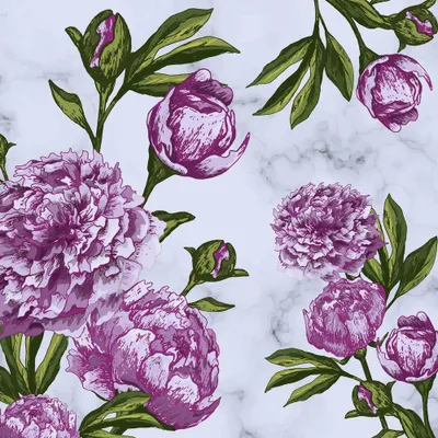 Produktbild von Servietten 33x33 cm - Lovely peonies