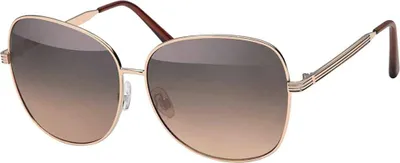 Produktbild von Gil Sonnen Brille Designer Piloten Herren Sonnenbrille mit Kunstoffrahmen 30416 Braun Gold