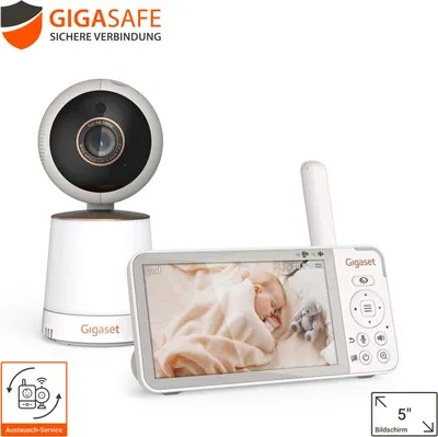 Image de Siemens Gigaset BABY 500 Vidéo, 300 m, 60 min, 50 m, 300 m, Weiß, LCD