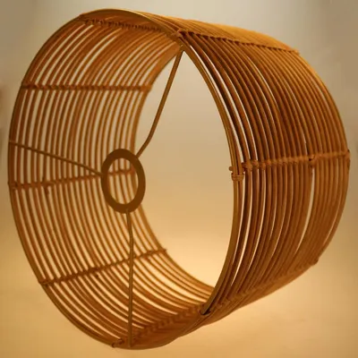 Produktbild von Boho Rattan Lampenschirm, Handgefertigt, Für Verschiedene Beleuchtung