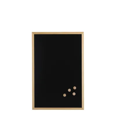 Obrázek produktu pro ZELLER Křídová magnetická tabule, kov, rám borovicové dřevo 40x60cm