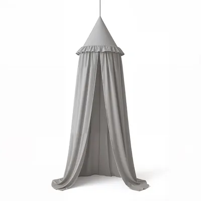 Productafbeelding van Omgoods - Kinderen Bedgordijn met Valance en Mosquito Net