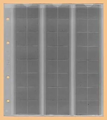 Produktbild von 10 Münzblätter F48 formstabil für 48 Münzen bis 17 mm, 188 x 212 mm