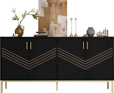 Produktbild von Sideboard 160/40/80.5 cm, Mehrzweckschrank mit Türen, Aufbewahrungsschrank, Küchenbuffet, Küchenschrank