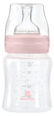 Obrázek produktu pro Kikkaboo 120 ml, láhev proti kolikám "Hippo Dreams", průhledná, univerzální velikost