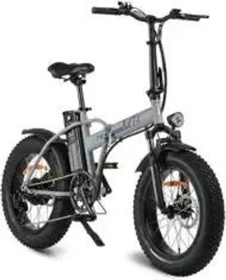 Produktbild von Smartway M1X Fat Elektro-Faltrad 20" 250W Matt Grau 10Ah Batterie