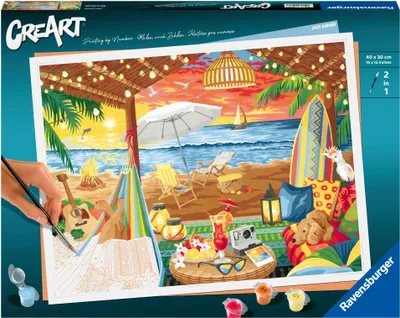 Produktbild von Ravensburger Gemütliche Cabana Karton Bastelset