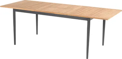 Produktbild von HARTMAN Silencio Esstisch, xerix/natur, Aluminium/Teak, 220x100cm,Teak
