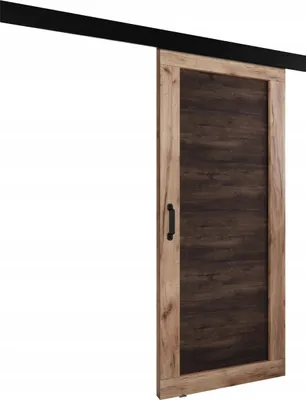 Produktbild von KIER FURNITURE Schiebetür Komplettset, Modern Tür , Sliding Door Set 106x205 cm