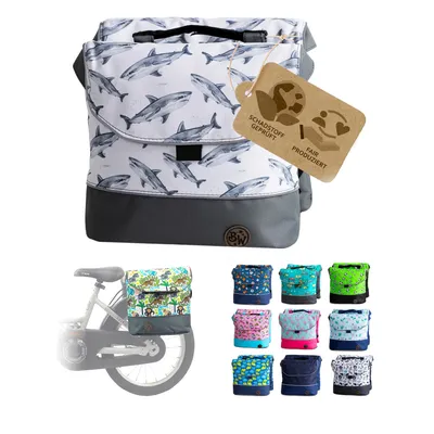 Produktbild von BAMBINIWELT Gepäcktasche, Gepäckträgertasche für Fahrrad, Fahrradtasche für Kinder, wasserabweisend, Modell 17