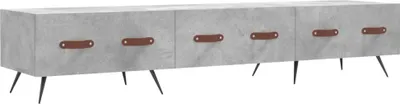 Obrázek produktu pro vidaXL TV skříňka betonová šedá 150x36x30 cm odvozený dřevěný výrobek