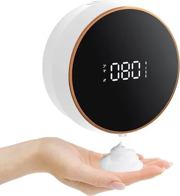 Produktbild von Automatische Handzeepdispenser 300 ml USB opladen LED-Display Sensor Handzeepbadkamer Keukenzeepwandmontage