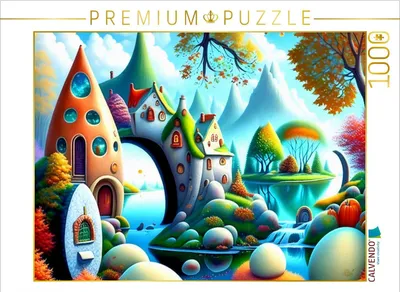 Produktbild von CALVENDO Puzzle Das Herbsttor | 1000 Teile Lege-Größe 64x48cm Foto-Puzzle für glückliche Stunden