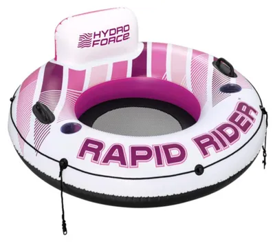 Produktbild von Bestway® Hydro Force® Schwimmring Pink Rapid Rider™ mit Rückenlehne Ø 135 cm
