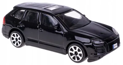 Produktbild von Bburago Porsche Cayenne Turbo Modellauto 1:43 schwarz