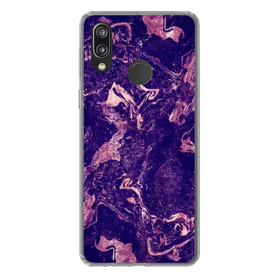 Produktbild von MuchoWow® Handyhülle Schutzhülle Hülle für Huawei P20 Lite (2020) Marmor - Naturstein - Mineralien Silikon Softcase Handy Hülle - Kartenhalter