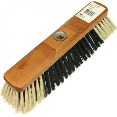 Produktbild von Besen Innen 27x5cm braun mit Metallgewinde