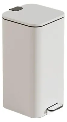 Image de Poubelle en acier inoxydable à fermeture douce avec couvercle, 7 litres