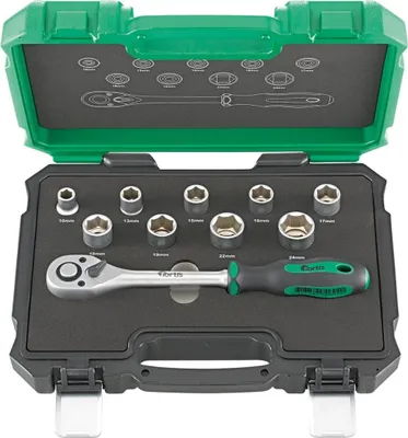 Imagen del producto de Fortis 4317784707039, 10 piezas, acero cromo-vanadio