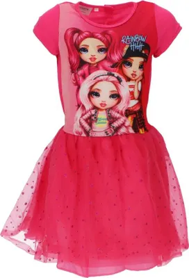 Produktbild von Rainbow High Kinder Mädchen Sommerkleid Kleid Tüllkleid – Bunt / 104/110