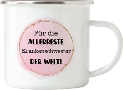 Produktbild von Für die allerbeste Krankenschwester der Welt Jutebuetel Krankenhaus Danke Abschied