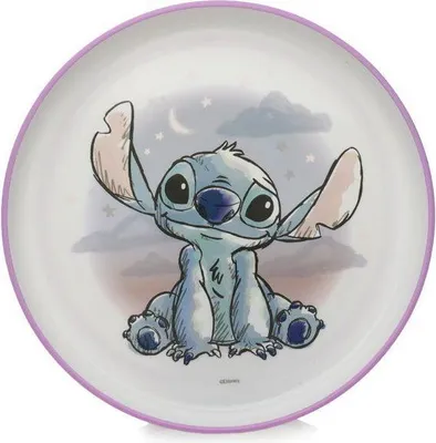 Image de Assiette Antidérapante Lilo et Stitch, Puericulture, Grande Assiette
