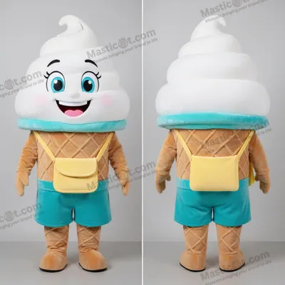 Immagine prodotto di Costume MASTICOT Gonfiabile a Cono Gelato Turchese
