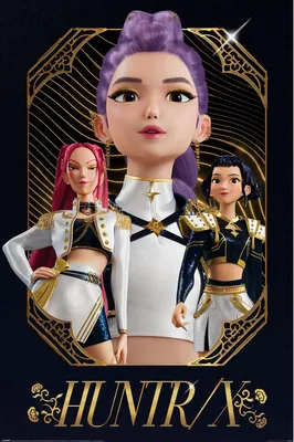 Image de K-Pop Demon Hunters - Golden - Affiche 61 x 91,5 cm