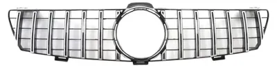 Imagen del producto de Rejilla delantera cromada con diseño Panamericana para Mercedes CLS W219 (2005-2008), modelo GT-R.