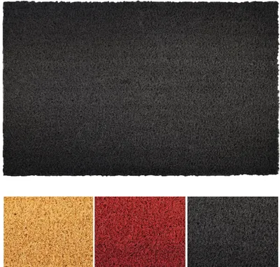 Zdjęcie produktu dla Wycieraczka kokosowa czarna 30 mm 50 x 80 cm