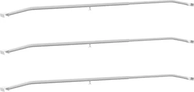 Image de vidaXL Support de bâche pour remorque 3 pcs argent 130-210 cm aluminium