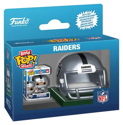 Imagen del producto de Funko Bitty Pop! - Cascos de la NFL, versión 2 - Raiders