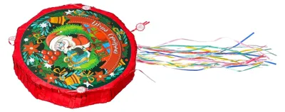 Produktbild von Weihnachtsmann-Piñata gefüllt mit Süßigkeiten für Partys und Feiern