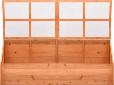 Obrázek produktu pro vidaXL Cold Frame Wood 180x57x62 cm