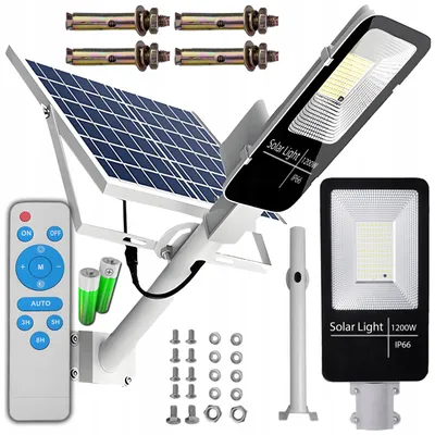 Produktbild von ARSA GO 1200W LED Solarlampe Garten Straßenleuchte mit Sensor