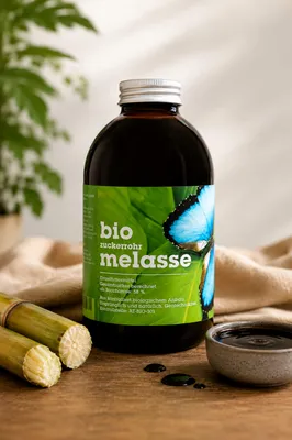 Produktbild von Multikraft Bio Zuckerrohrmelasse 1L ungeschwefelt Naturprodukt aus biologischem Anbau