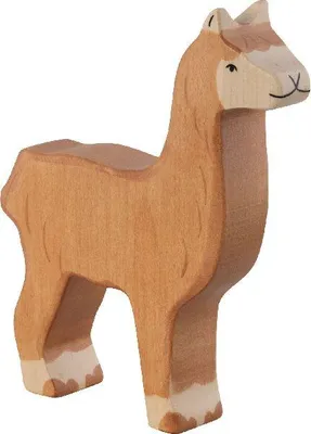 Produktbild von Holztiger Holzspielzeug Alpaka - handgefertigt - pädagogisch