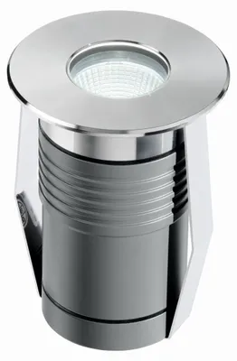 Produktbild von Einbaustrahler LED Edelstahl rund D: 7 cm IP67 3000 K 480 lm Gartenbeleuchtung