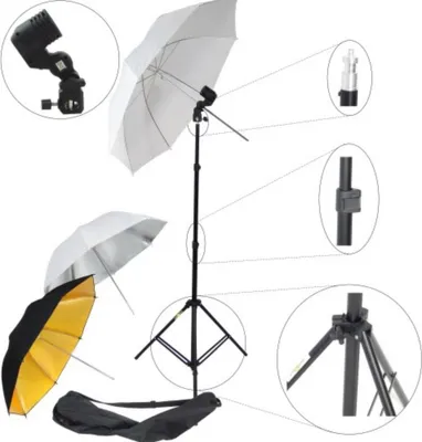 Produktbild von DynaSun W969S: Professionelles Studio-Set mit Stativ, Lampenhalterung