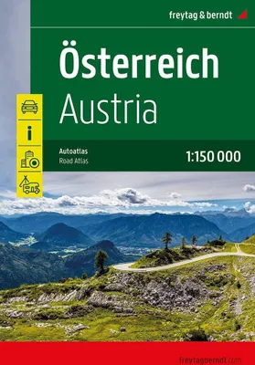 Produktbild von Österreich Supertouring, Autoatlas 1:150.000, freytag & berndt