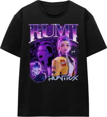 Obrázok produktu pre K-Pop Demon Hunters - "Huntr/X" tričko pre ženy TV20427 (S) (Čierna)
