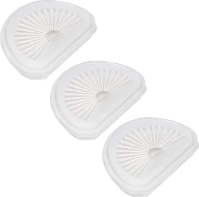 Produktbild von 3x Staubsauger-Filter passend für Black & Decker Dustbuster DVA315J, DVA315JBHPC, DVA315JF, DVA320J Staubsauger; Ersatzfilter