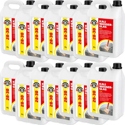Produktbild von Kaliwasserglas HB28-30 Grundierung Konservierung Betonimprägnierung Holzschutz 70L