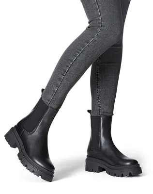 Produktbild von Tamaris Damen Boots Leder, schwarz, 36 EU