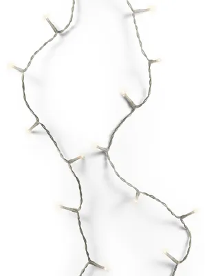 Basic Lichterkette 350cm mit LED Beleuchtung Twinkle Transparent Warmweiß