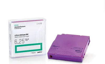 Immagine prodotto di HPE LTO-6 Ultrium 2.5TB / 6.25TB RW NO LABEL