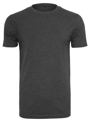 Image de Build Your Brand - T-shirt à col rond pour hommes/femmes unie LT2026 (XS) (charbon)