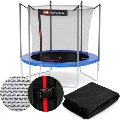 Obrázok produktu pre Bezpečnostná sieť Hop-Sport 244 cm pre 6 tyčí Náhradná vnútorná sieť pre záhradnú trampolínu 2,44 m sieť na trampolínu 8FT Náhradný diel vnútornej siete