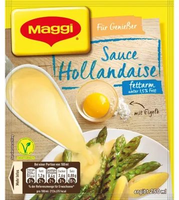 Image de Maggi Pour les Gourmets Sauce Hollandaise allégée crémeuse et légère 31g