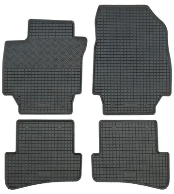 Gummifußmatten Set 4-teilig für Renault Captur (2013-), schwarz